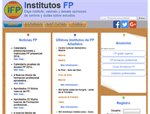 Tablet Screenshot of institutosfp.com